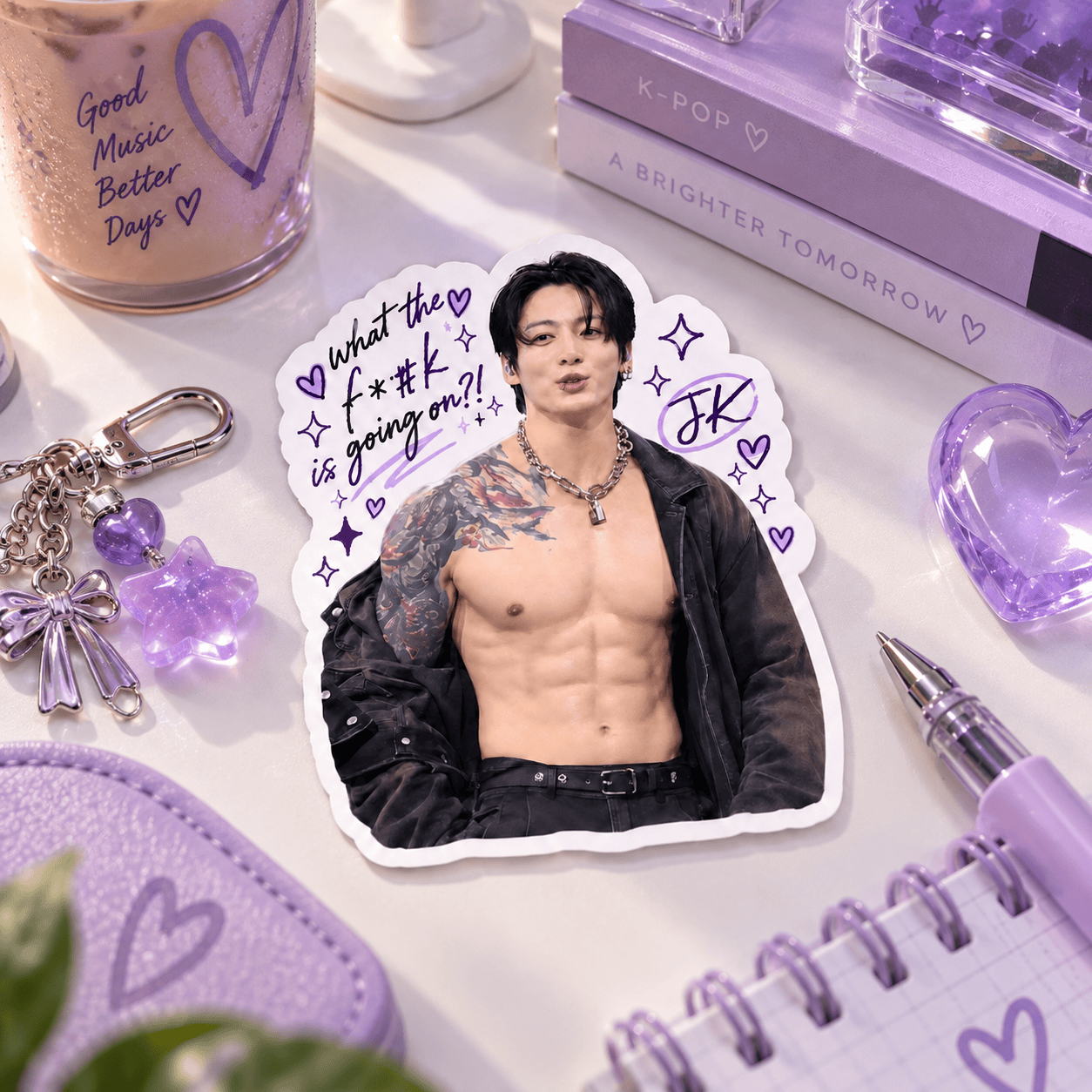HN - Jungkook BTS Army Sticker/Magnet - Image 4