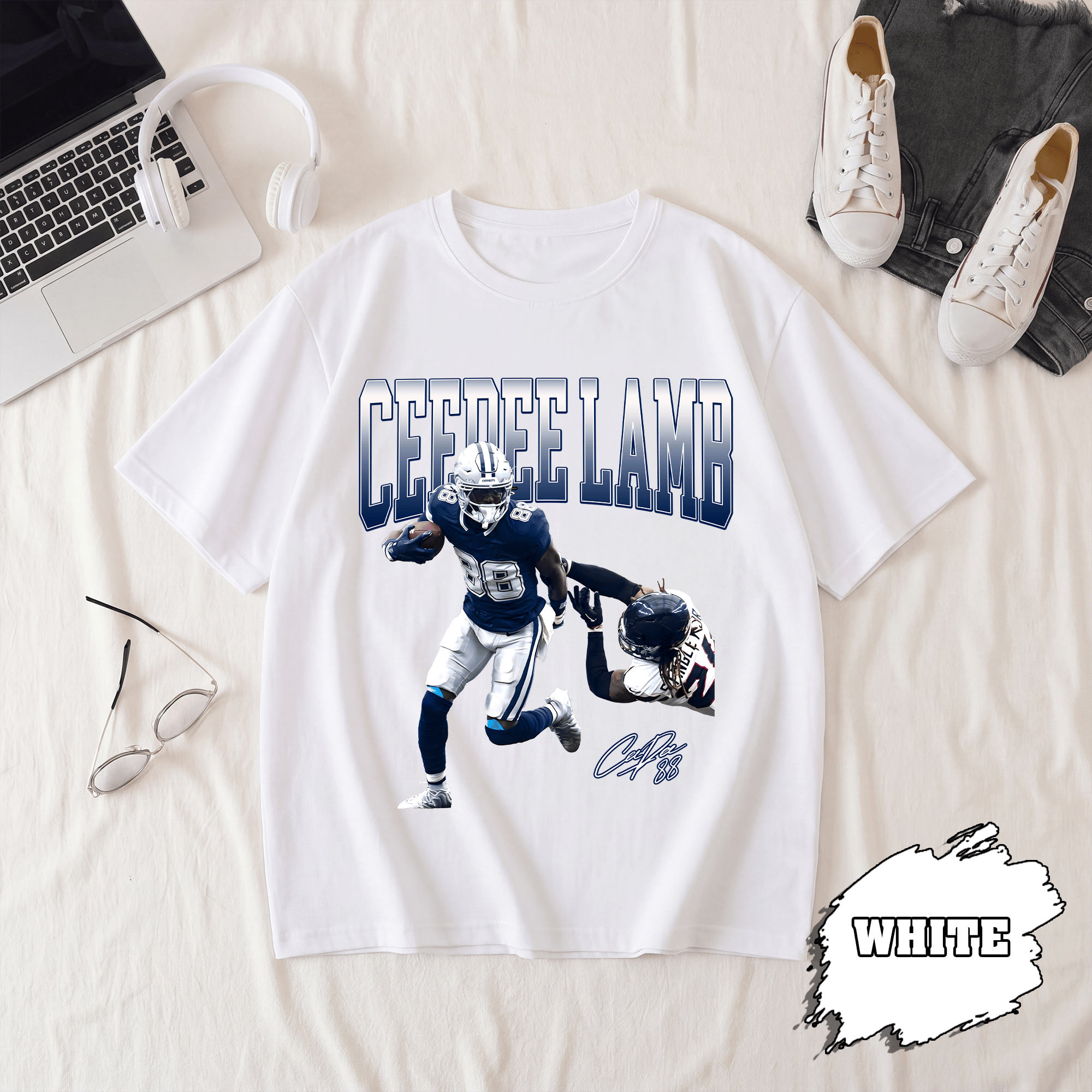BN - CeeDee Lamb T-Shirt, Dallas Football Tee