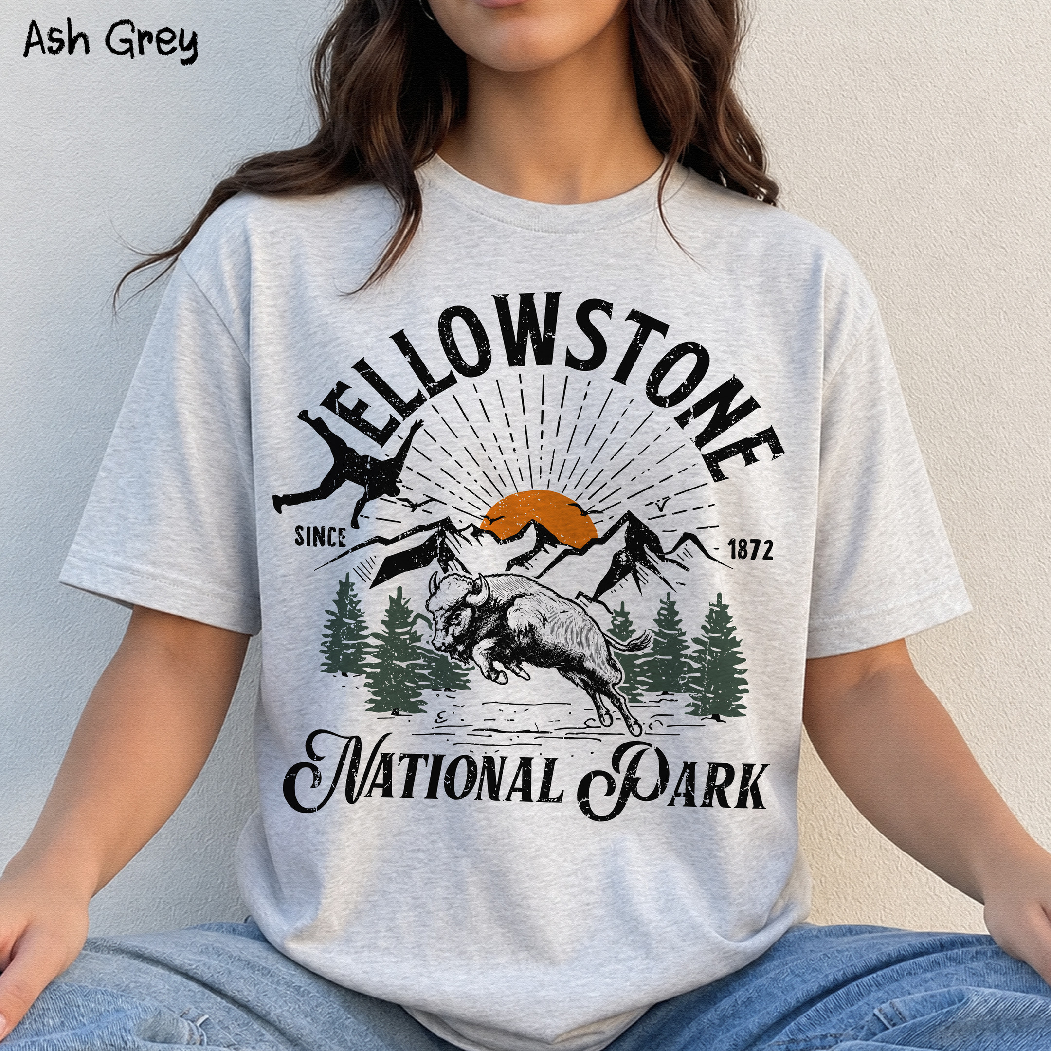NA - Logo Bison Yellowstone National Park Shirts - Image 5
