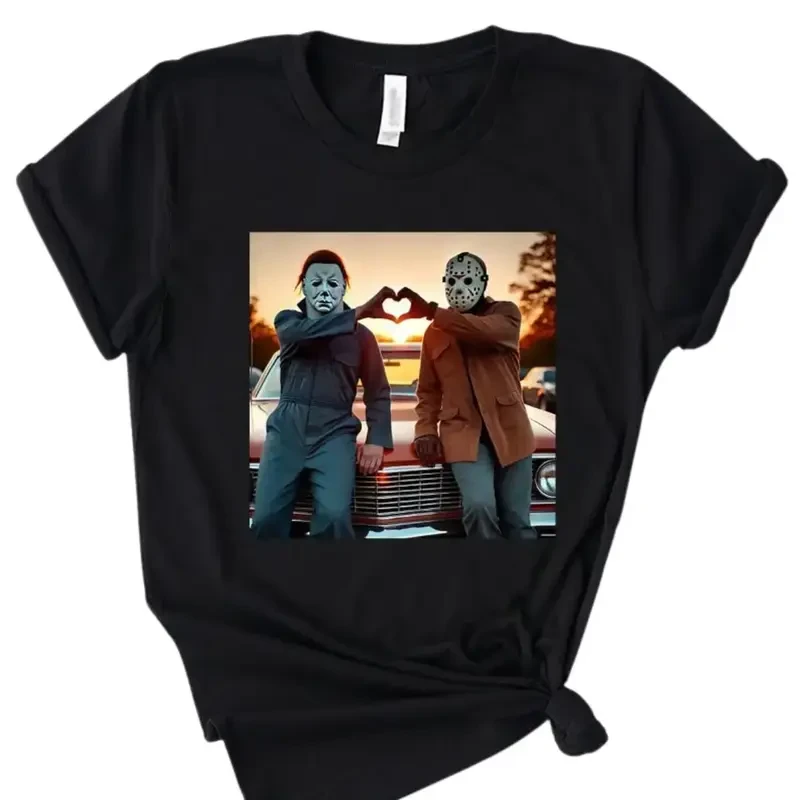Ego - Vintage Michael Myers Halloween Heart Hands Shirt