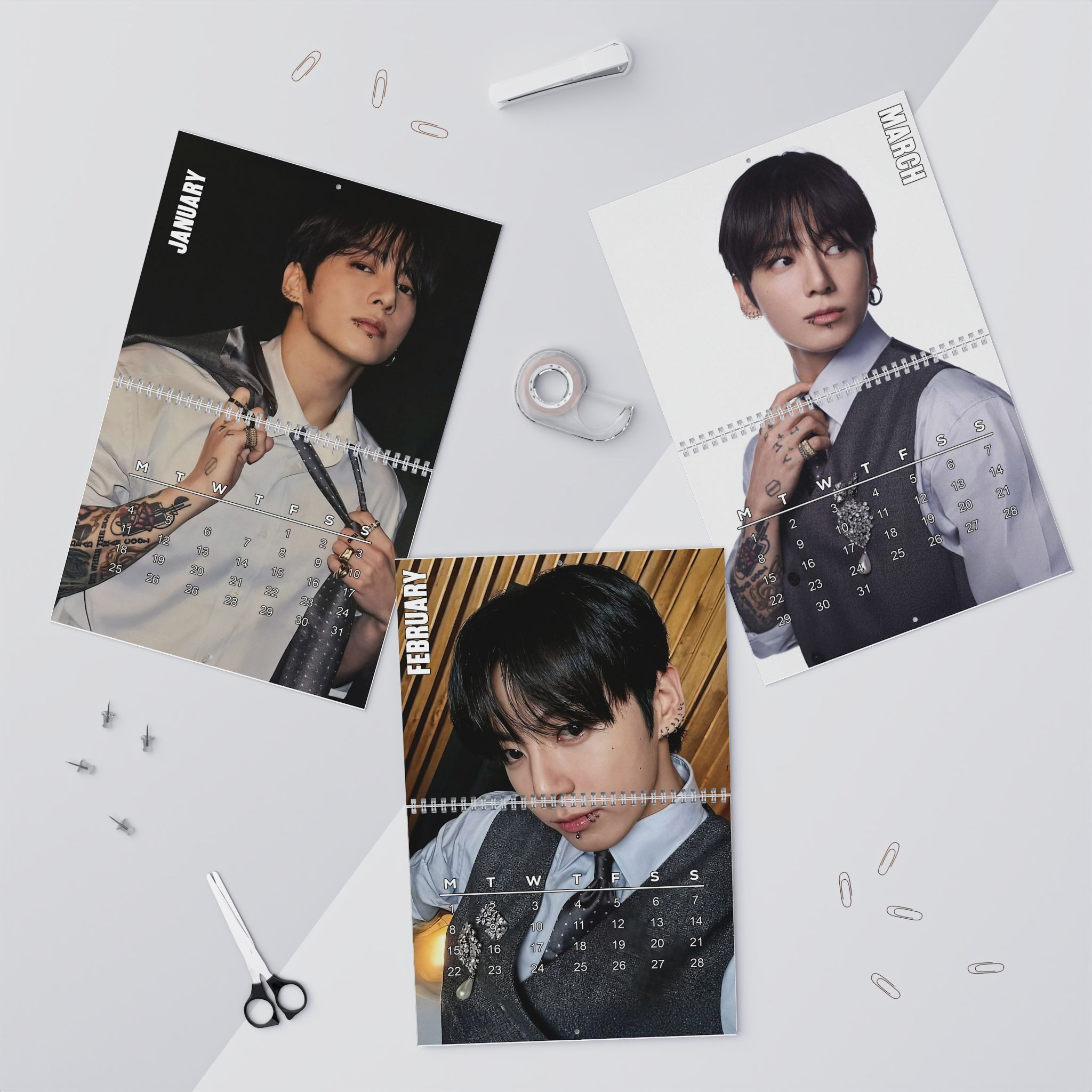 VL - 2027 A Year With Jungkook Wall Calendar - Image 2