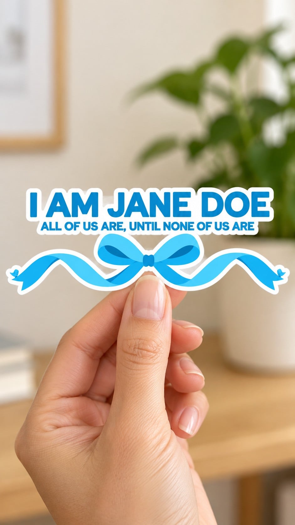 TT - I Am Jane Doe Sticker Sheet, I Hope She Bankrupts Cornell, Justice For Jane Doe Magnet or Vinyl Sticker - Image 7