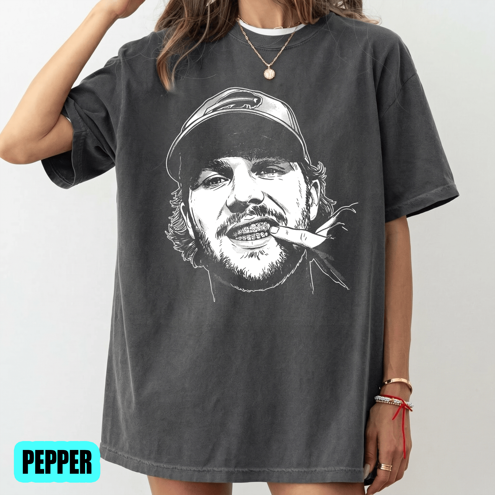 VL - Vintage Josh Allen Graphic T-Shirt - Image 2