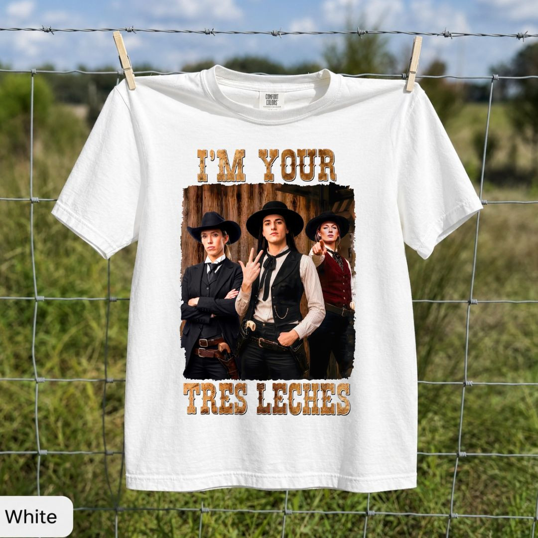 TT - "I'm Your Tres Leches" Sophie Cunningham x Caitlin Clark x Lexie Hull T-Shir