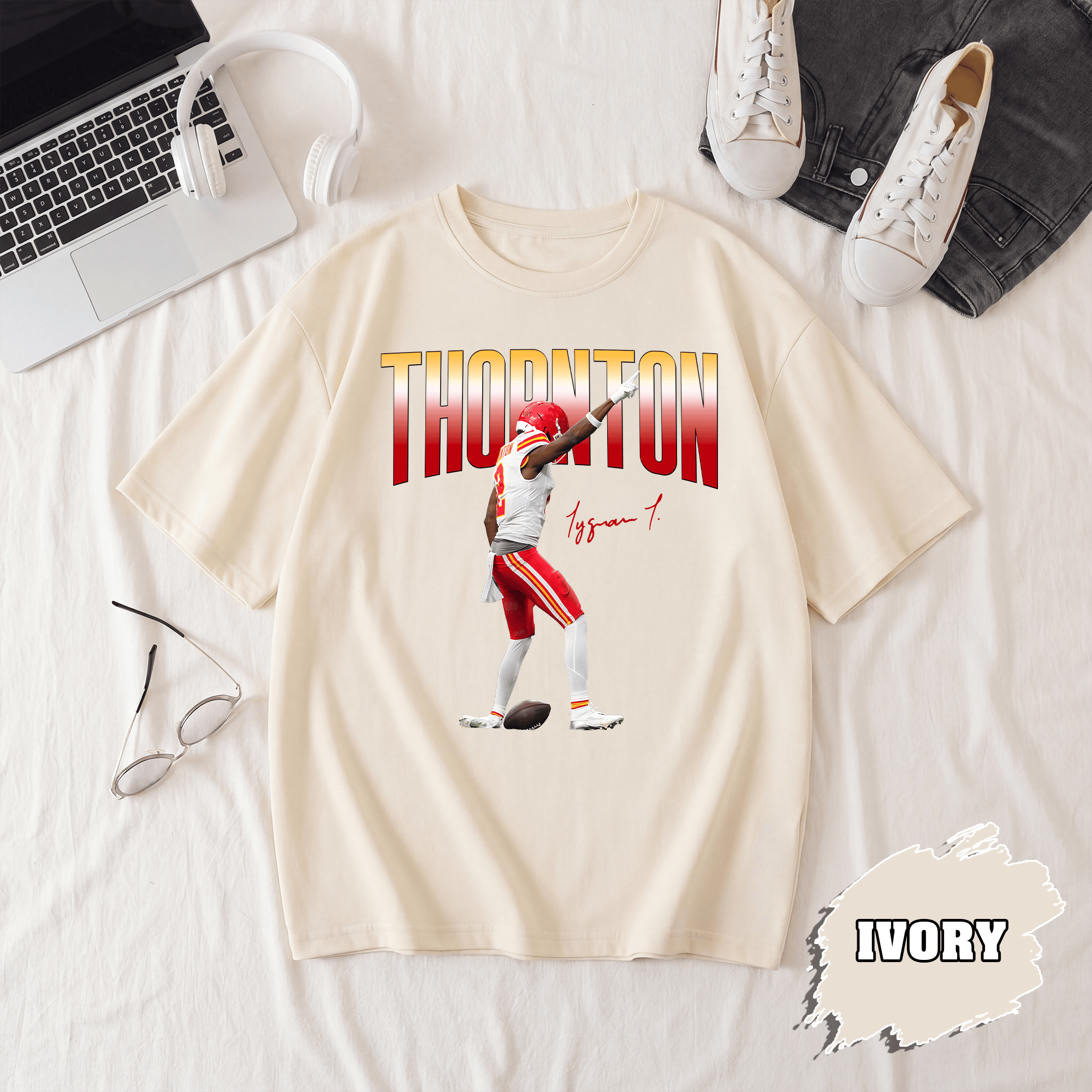 BN - Tyquan Thornton Shirt, Kansas City Football Tee