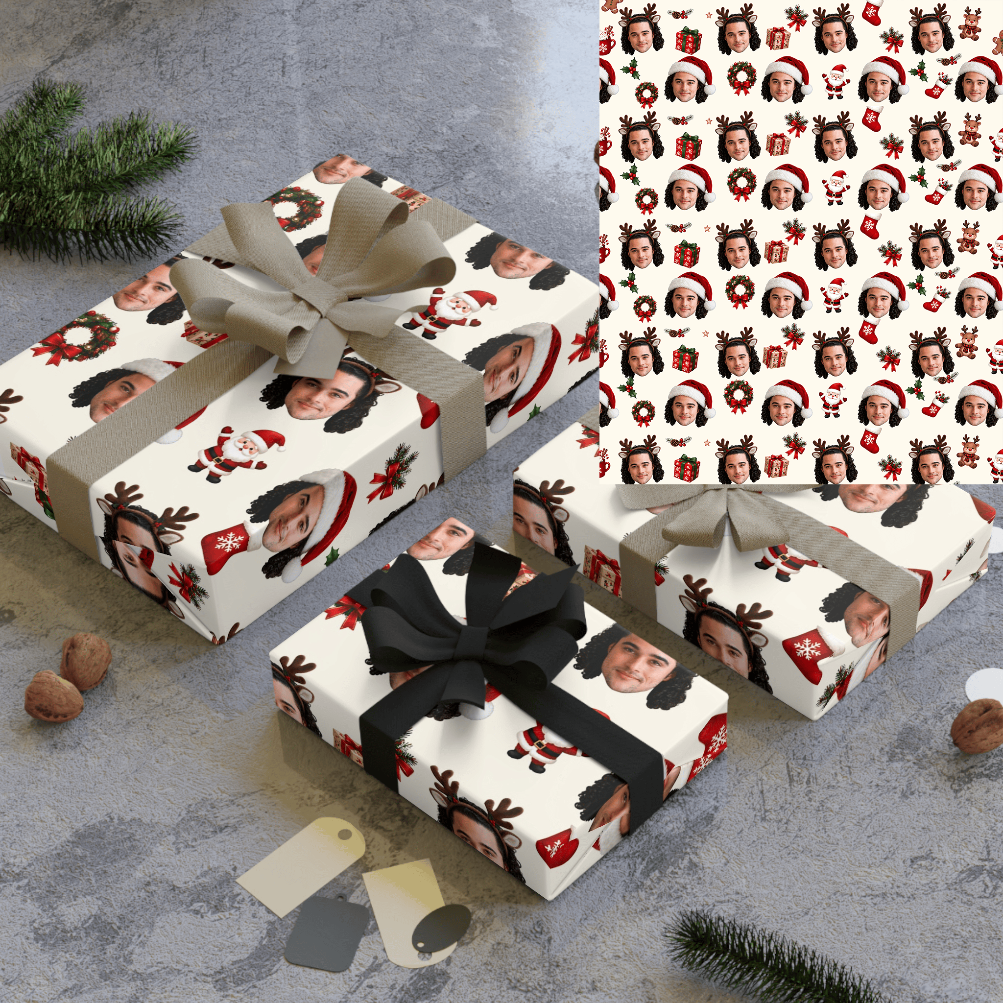 AT - Off Campus Christmas Matte Wrapping Paper