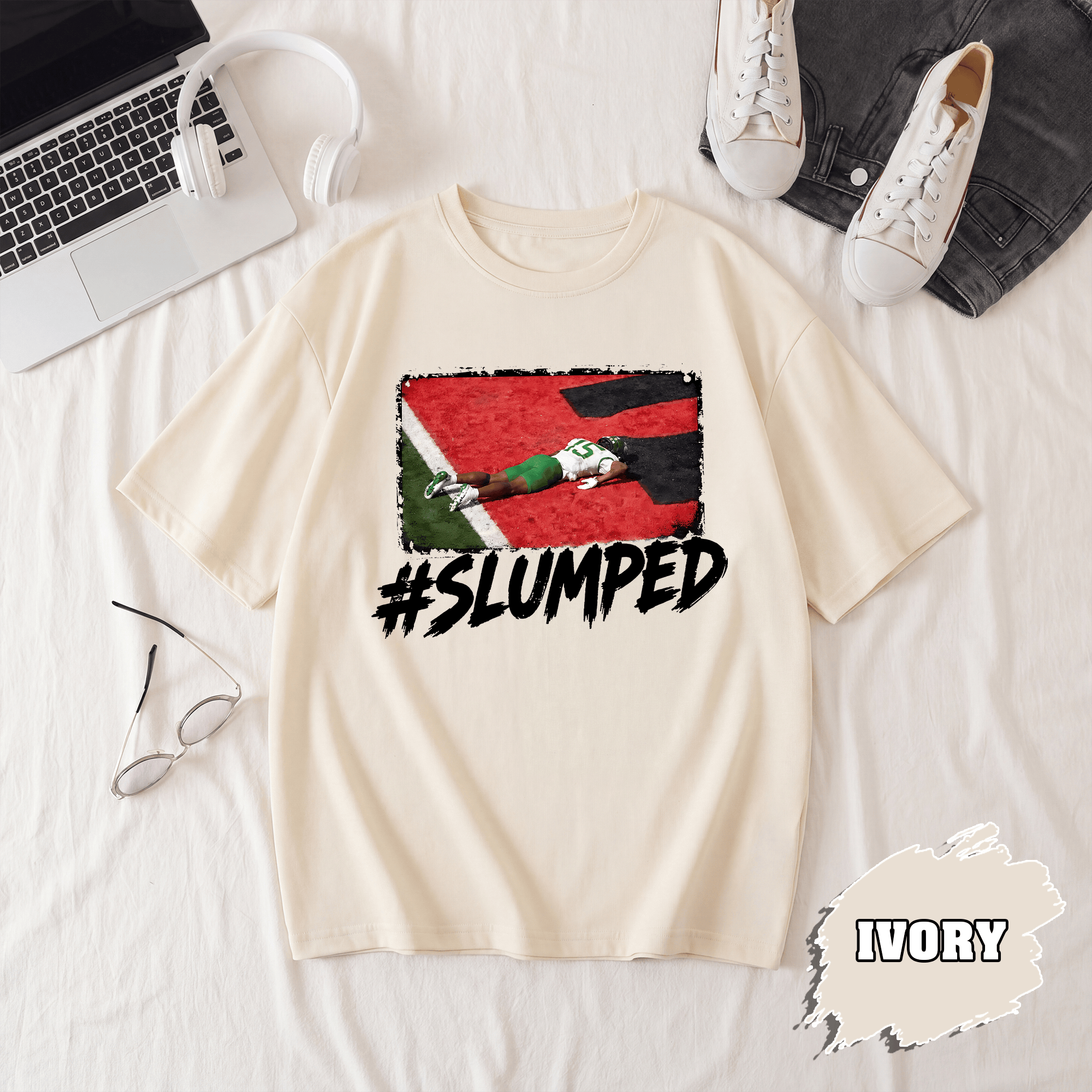 BN - 15 Oregon Slumped T-Shirt, Drew Mestemaker Oklahoma Football Tee - Image 2
