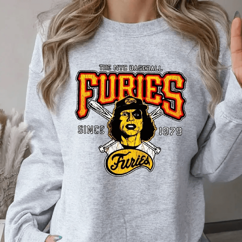 Vintage 1979 The Warriors Baseball Furies Shirt - Image 3