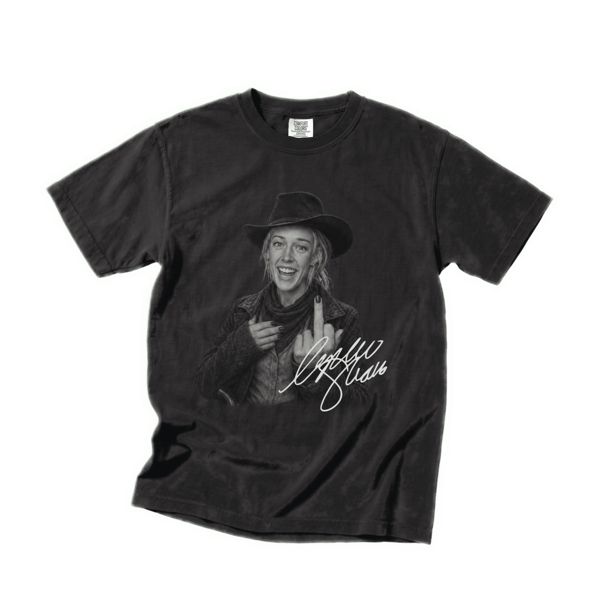 QK- Sophie Cunningham Middle Finger V2 - Feverstone T-Shirt - Image 2