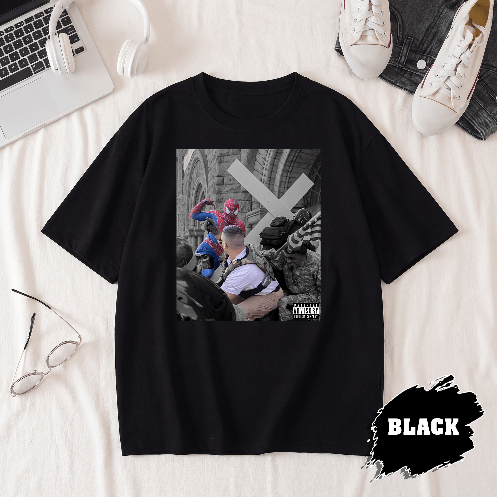 BN - Spider Man Punched Jake Lang T-Shirt