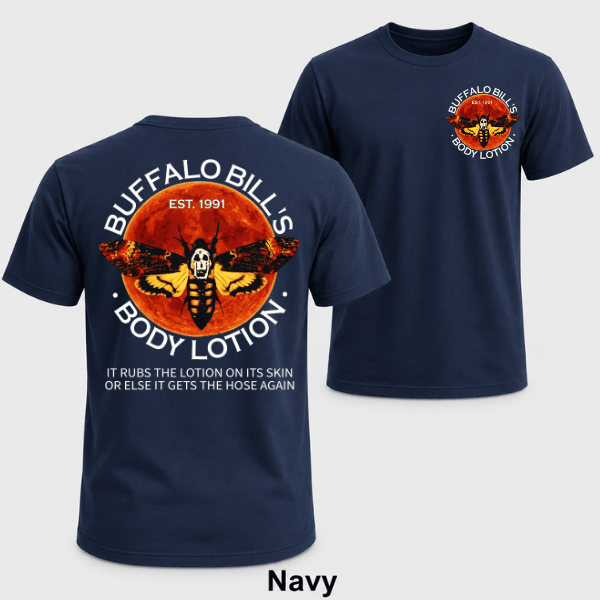 TA - Buffalo Bill's Body Lotion Shirt, Silence of The Lambs Horror Movie Tee - Image 3