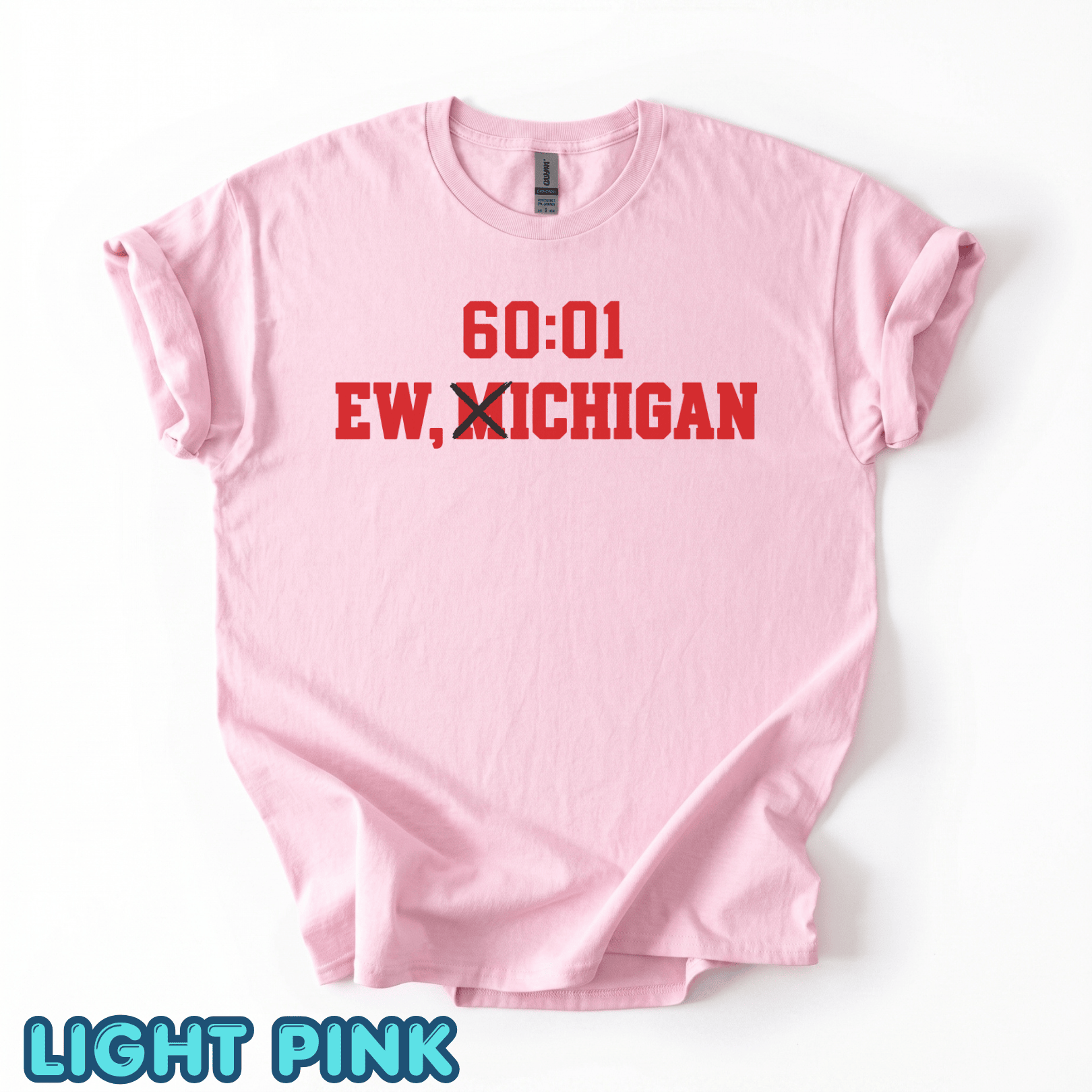 Ohio Football - Ew, Michigan 60:01 Shirt - Image 8