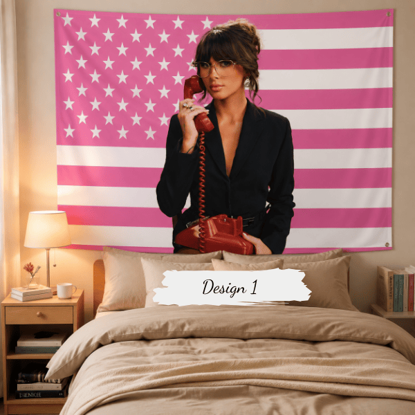 TA - Ella Langley American Polyester Flag, Tapestry for Fans - Image 3