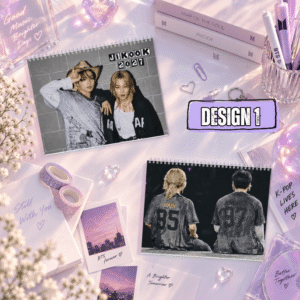 HN - Jimin x Jungkook BTS Kpop Wall Calendar