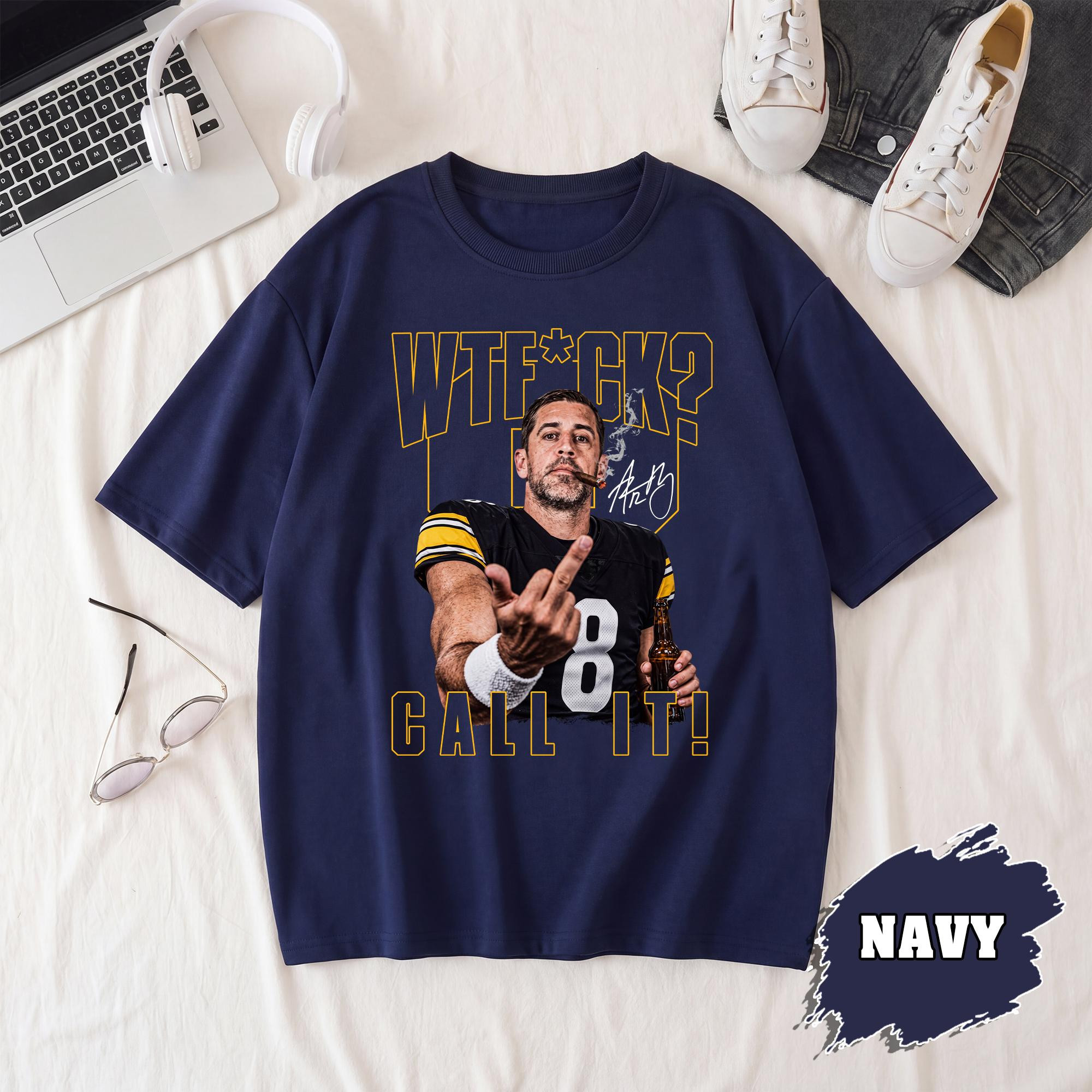 BN - Aaron Rodgers Call It T-Shirt, Pittsburgh Football Tee - Image 3