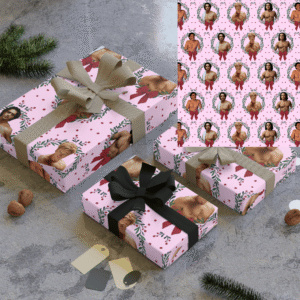 AT - Off Campus Christmas Matte Wrapping Paper