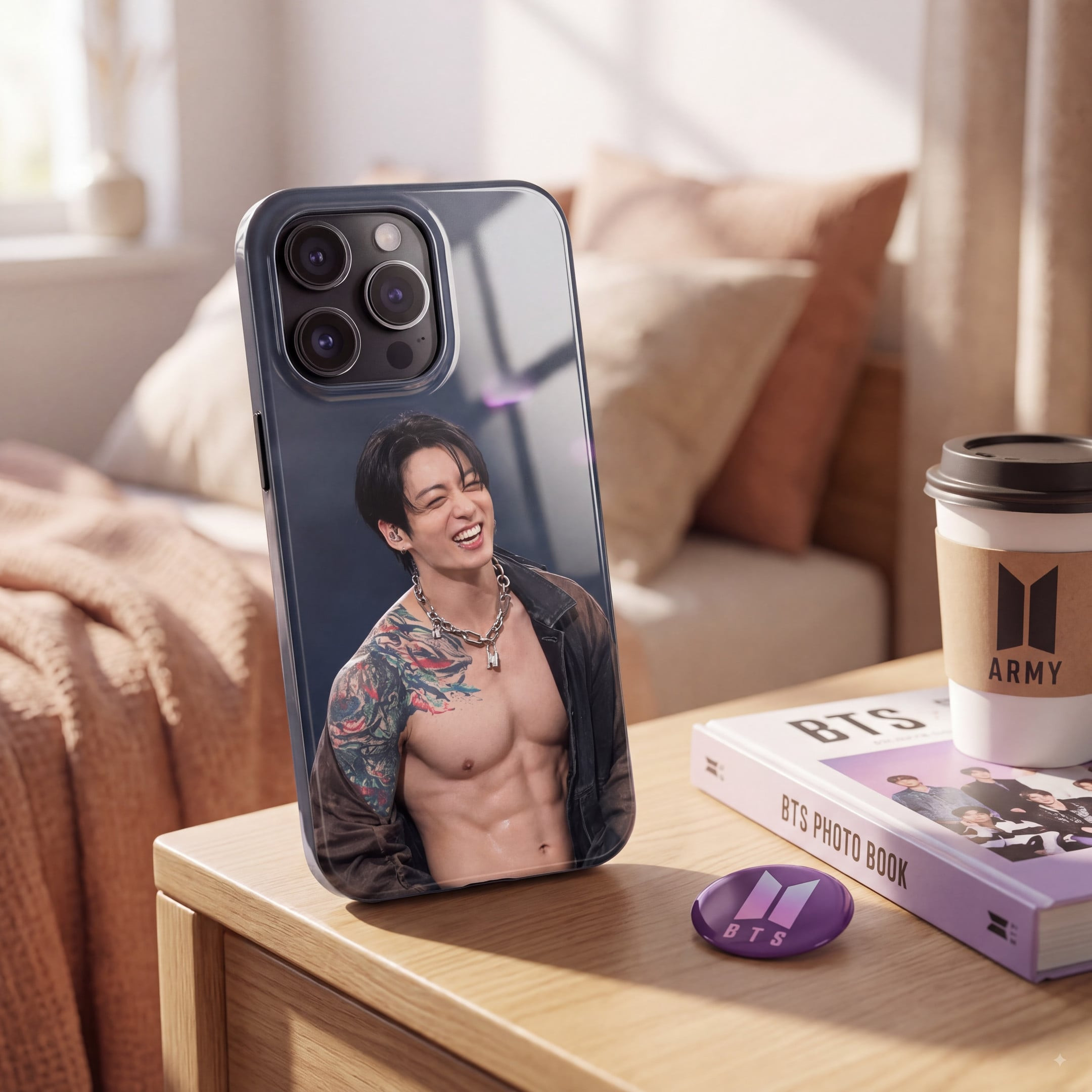 AT - Jungkook Body Phone Case - Image 2