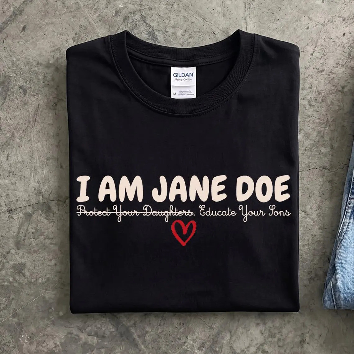 VL - I Am Jane Doe Women's Rights Shirt - Image 3