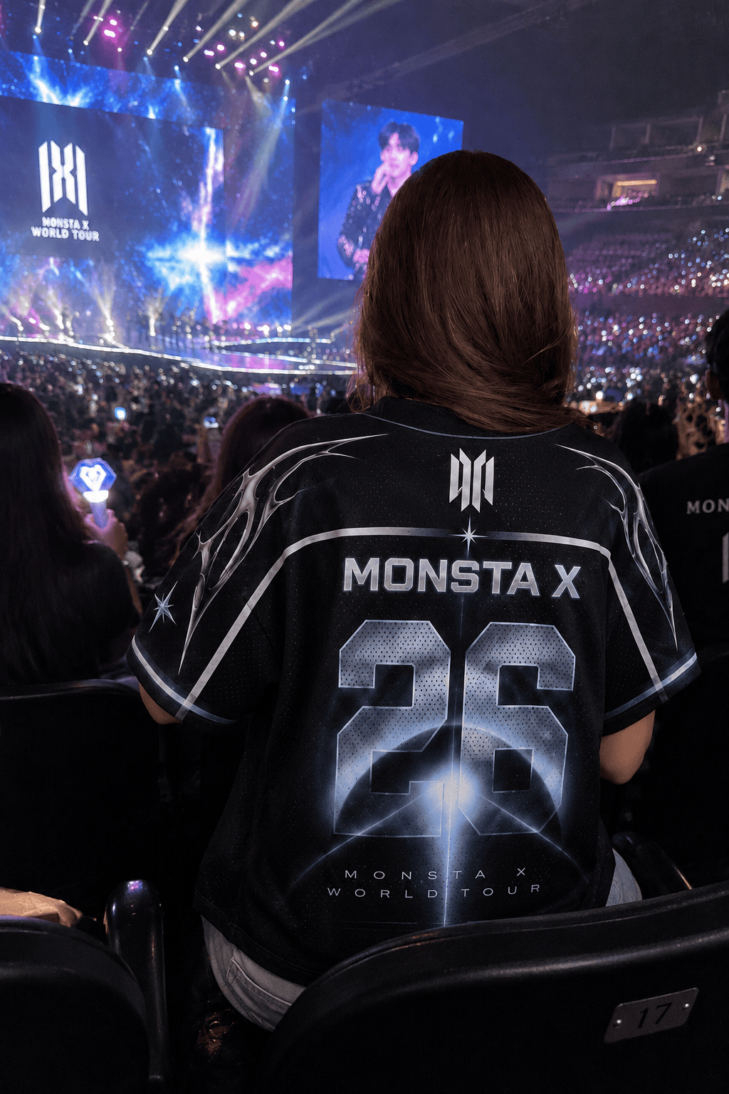HN - 3D Monsta X The X : Nexus Monbebe World Tour Kpop Football Croptop Jersey - Image 5