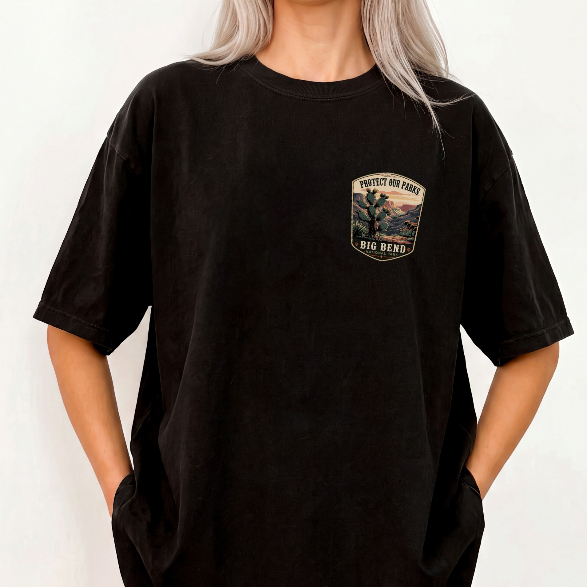 QK - Protect our Parks - Big Bend National Park T-Shirt - Image 4