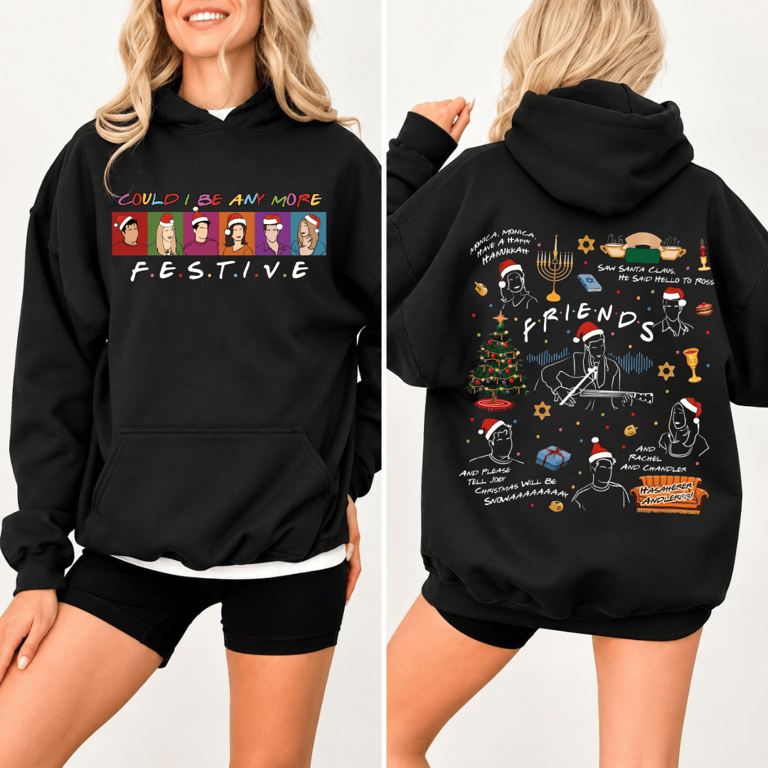 TT - Could I Be Any More Festive Shirt, Friends TV Show Series Shirt, Chandler Tee - Image 3