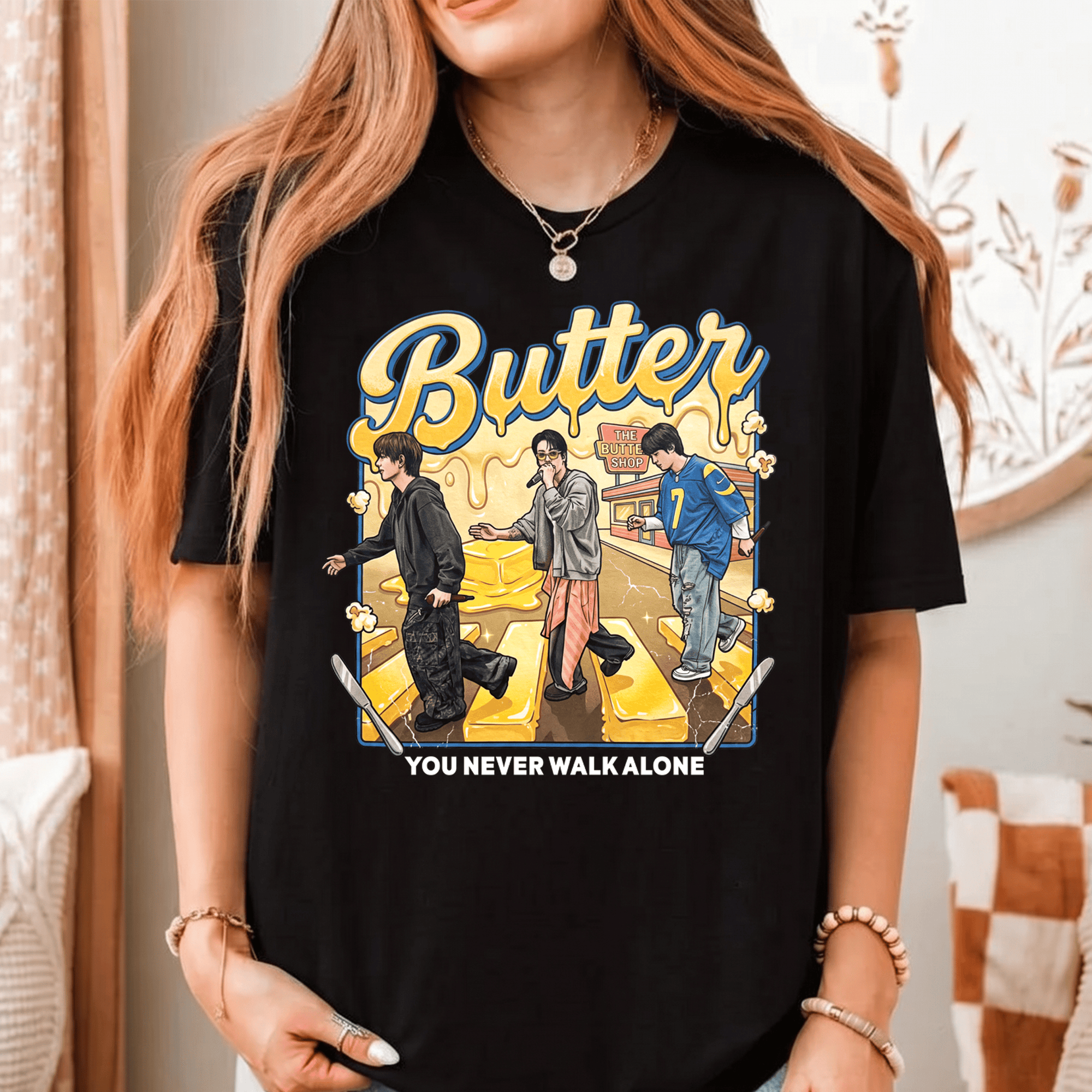 VL - TaeJinKook Butter Graphic Shirt - Image 2