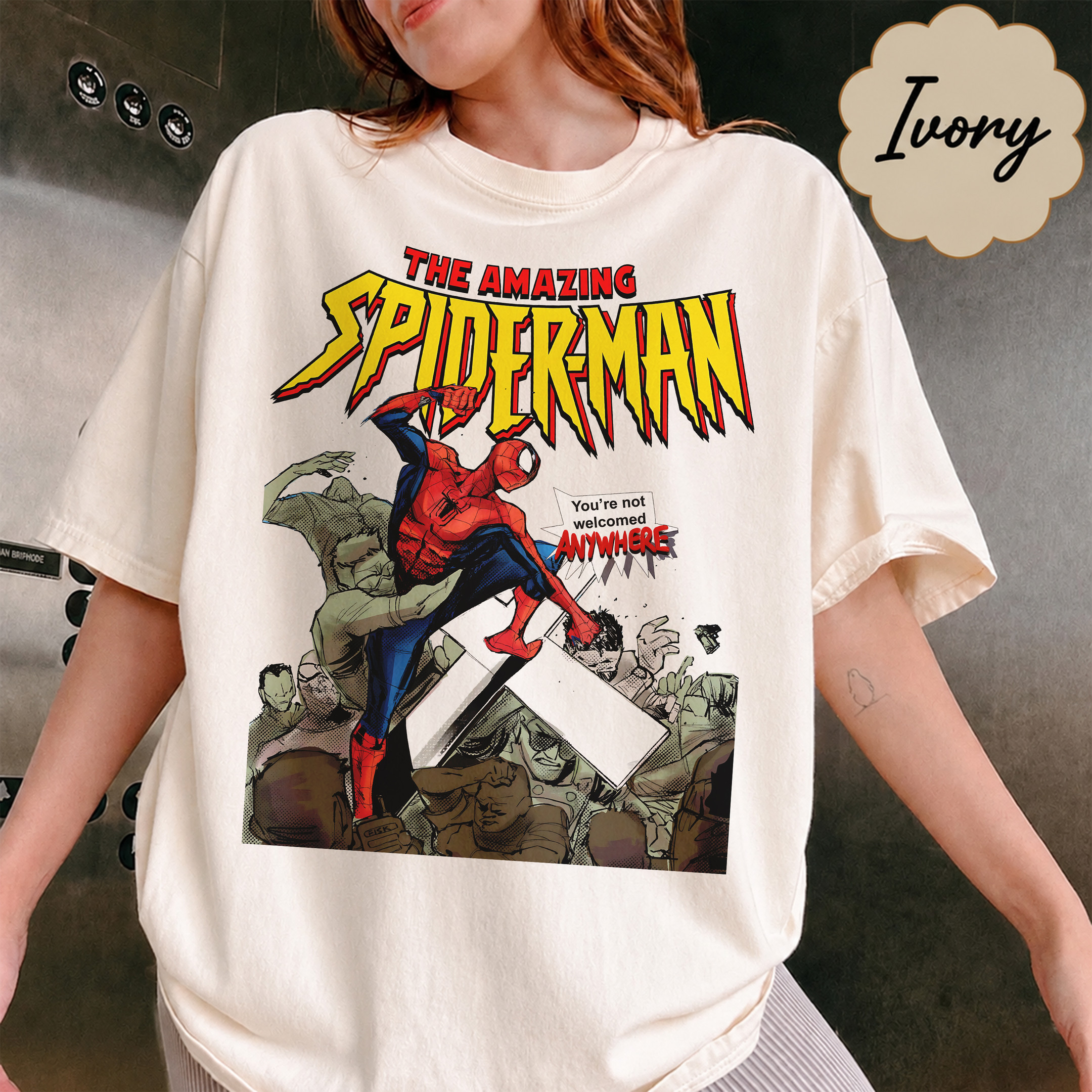 NA - VER 2 Amazing Spider Man Beat Up Jake Lang Shirts - Image 4