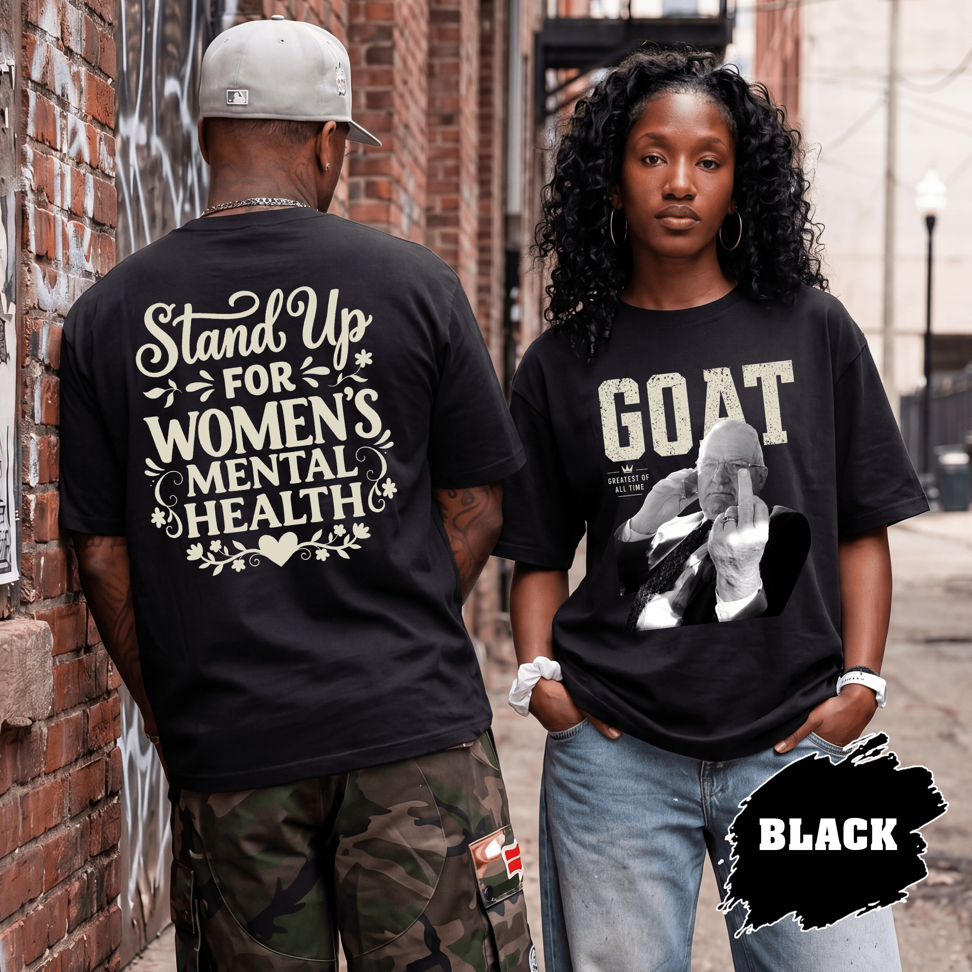 BN - Kevin Reddington T-Shirt, Stand Up For Women Mental Health Tee - Image 4