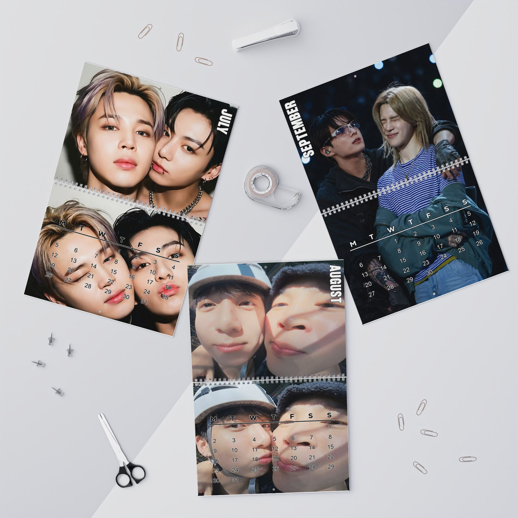 VL - Jungkook and Jimin 2027 Wall Calendar - Image 4