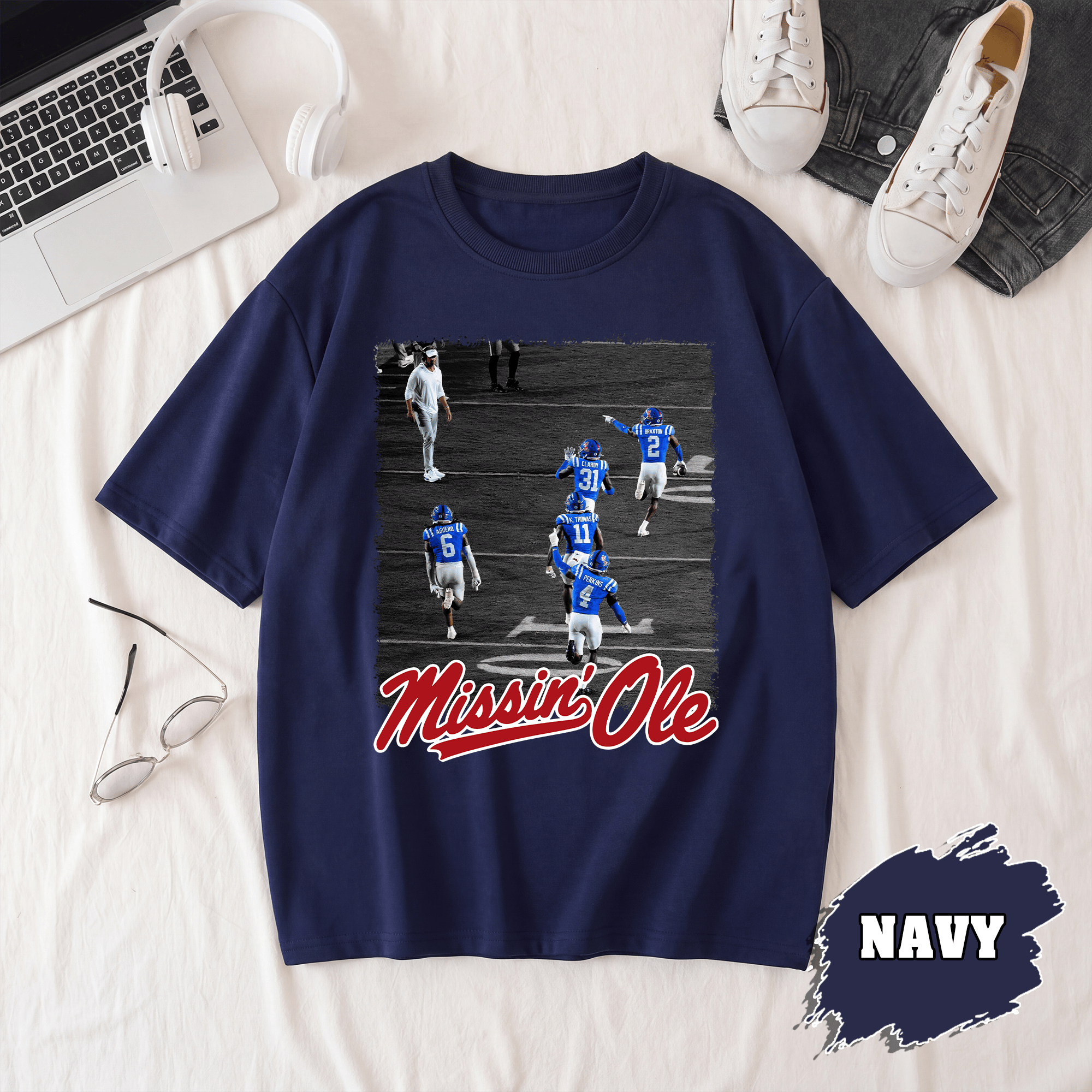 BN - Missin' Ole Shirt, Mississippi Old Coach Tee