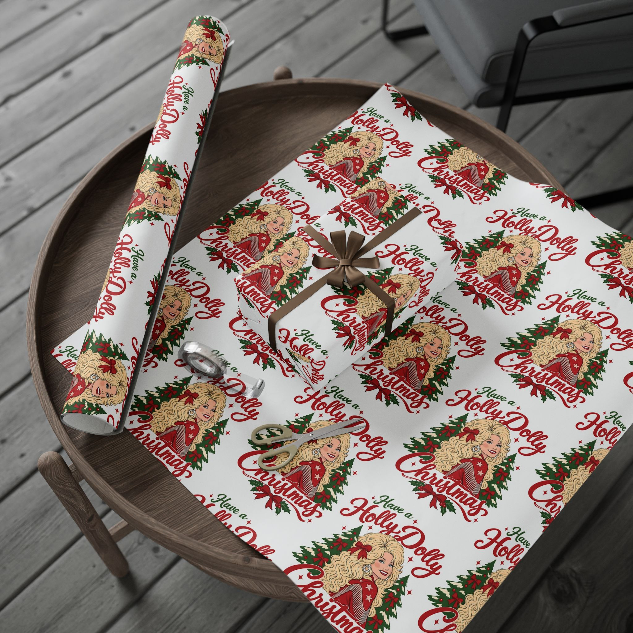 NS - Dolly Christmas Matte Wrapping Papers - Image 2