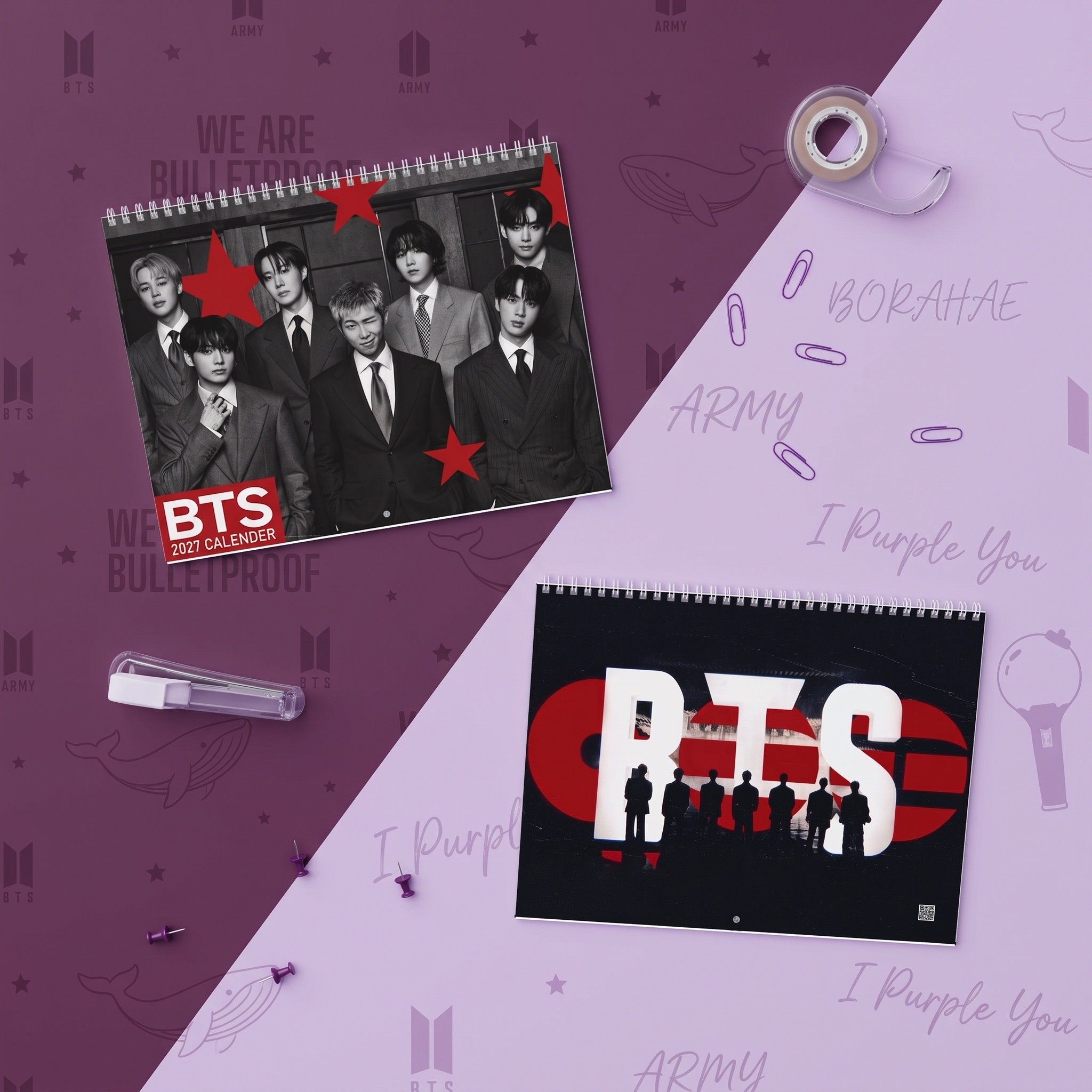 AT - 2027 A Year With BTS Wall Calendar