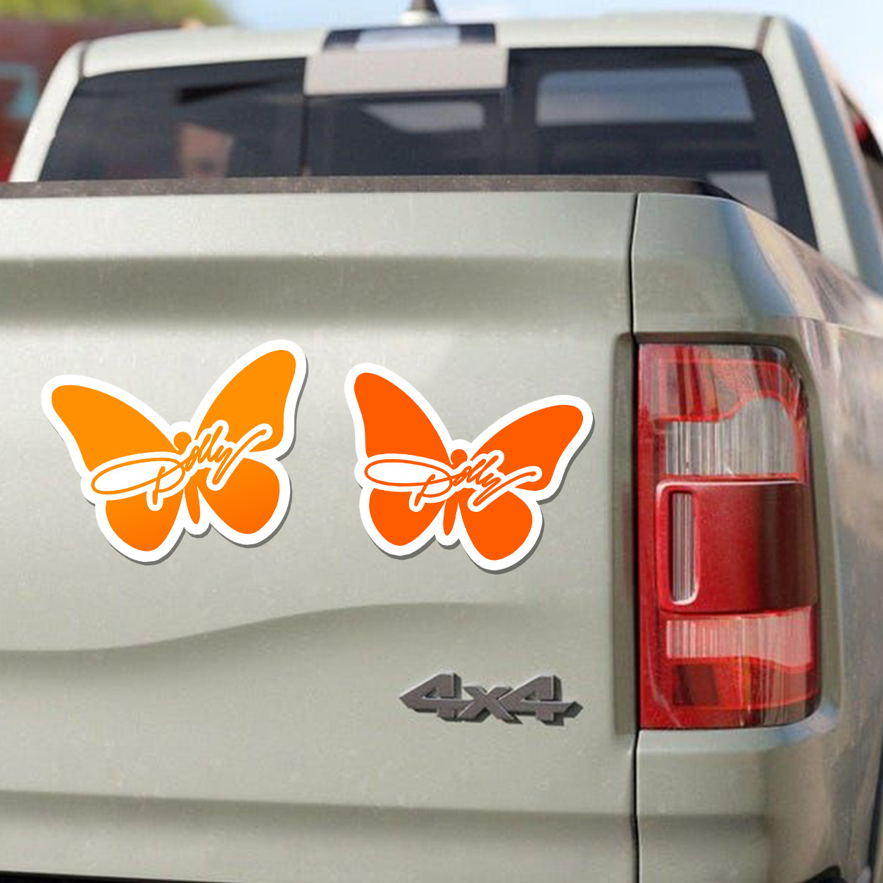 Dolly Tennessee Tribute Butterfly Helmet Stickers,Magnets Die Cut - Image 3
