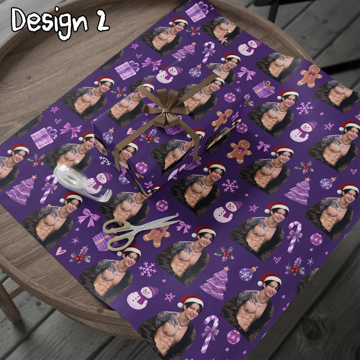 NA - Christmas Hot JK Matte Wrapping Papers (LF) - Image 3