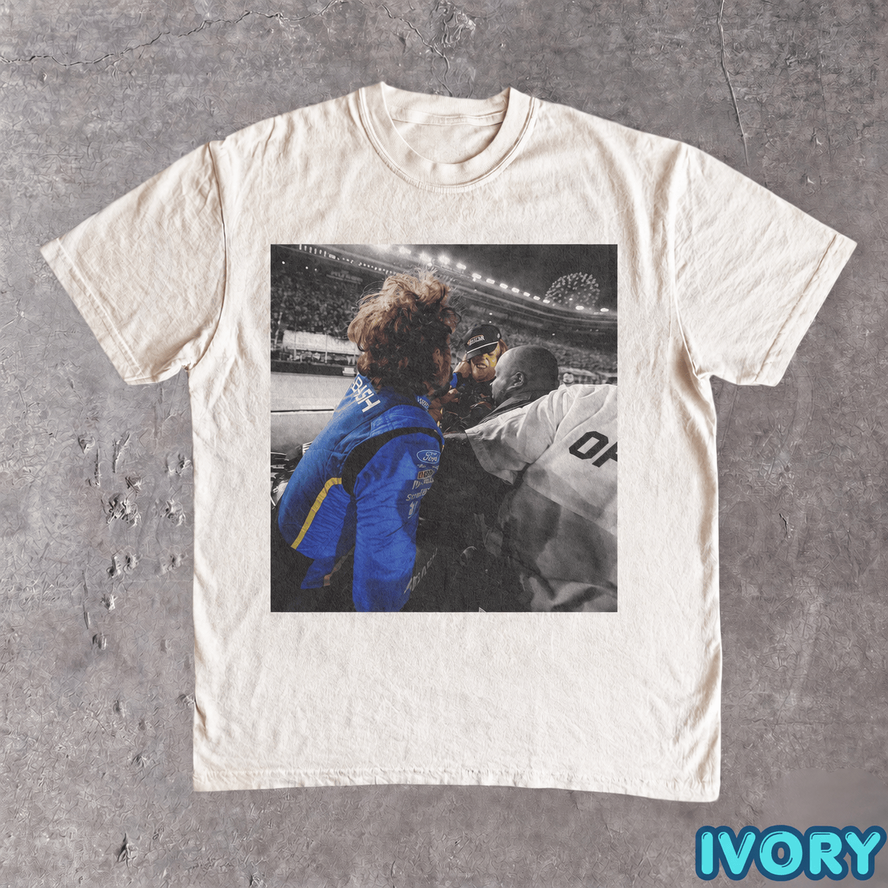 Vintage Carson Hocevar vs Ryan Blaney Shirt, Racing Graphic Tee, NASCAR Fight Apparel, Gift Tee - Image 4
