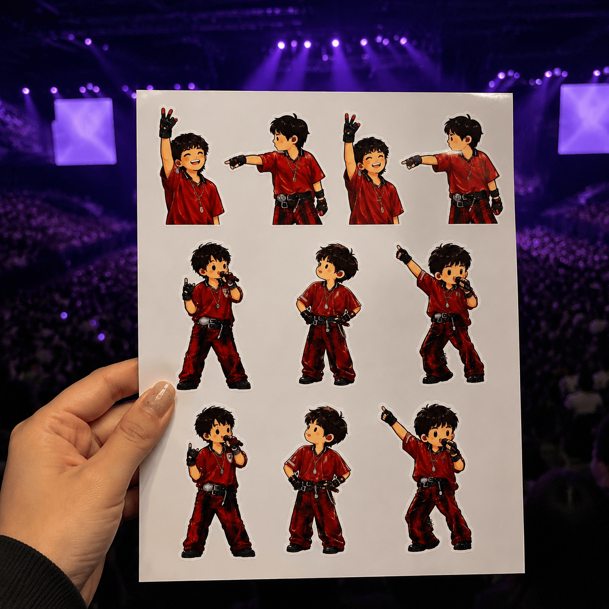 HN - J-Hope BTS Magnet/Stickers,Arirang World Tour Sticker - Fan Accessories - Image 7