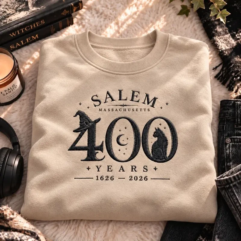 Ego - Salem 400 Years Embroidered Shirt - Image 2