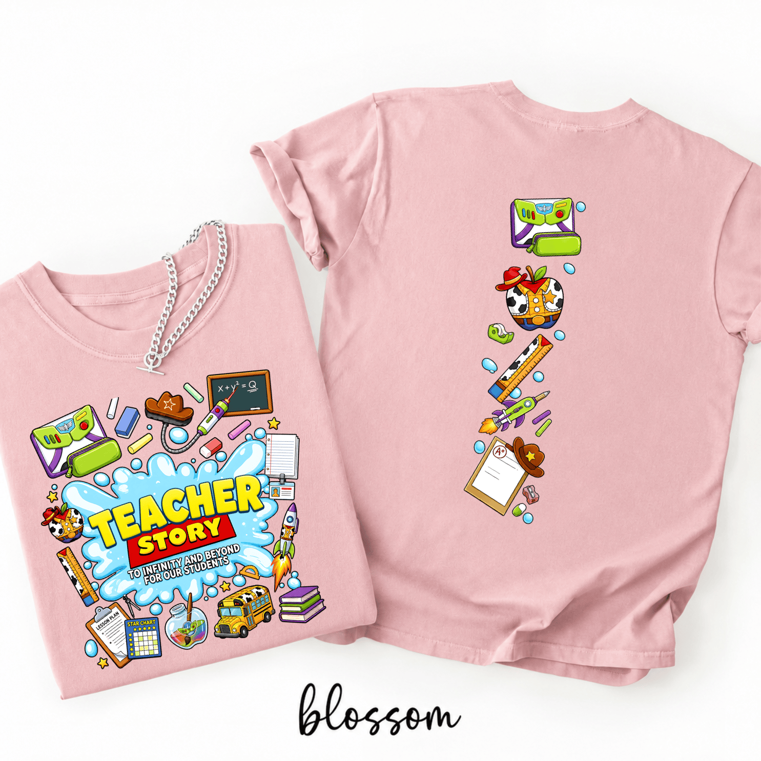 Custom Teacher Toy Story 5 shirts - Image 2