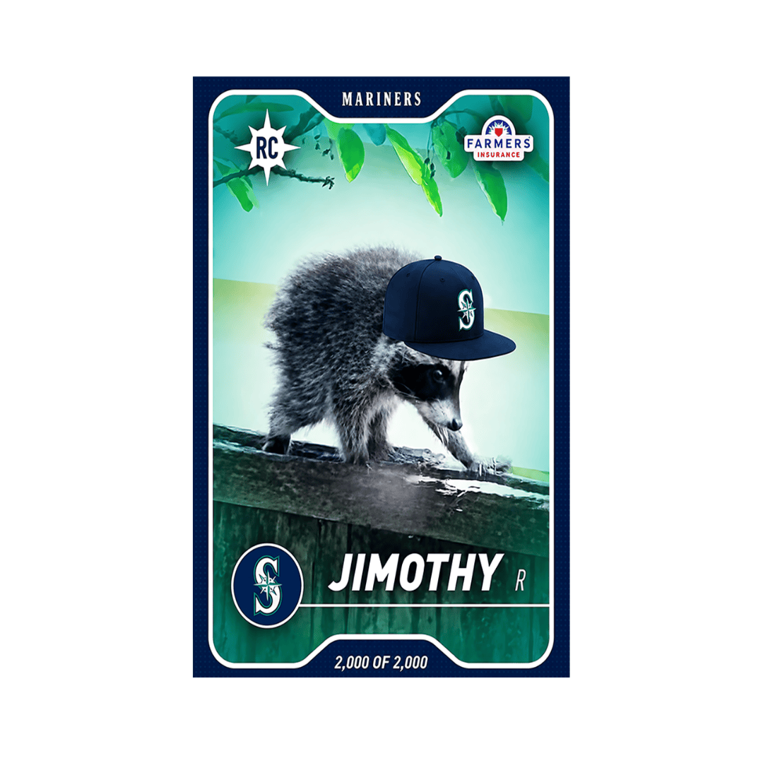 TT - Seattle Mariners Jimothy Metal Card, 3.4 x 2.13 inches Jimothy Wallet Card Gifts - Image 2