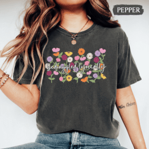 Eras Piano Bedraggled Lyrically Shirts: Minimalist Floral Music Fan Shirt