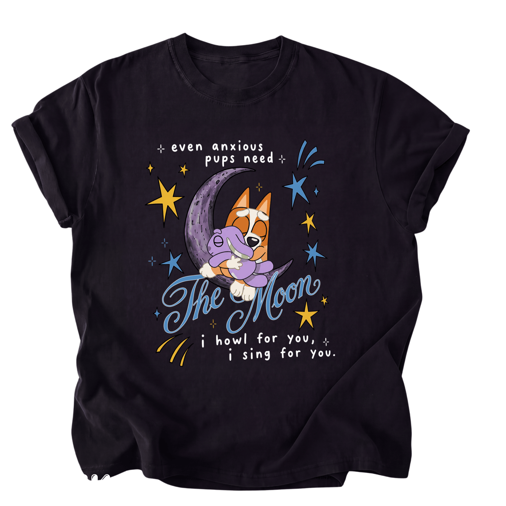 Bingo Even Anzious Pups Need The Moon, Obiter lyric shirts - Image 6