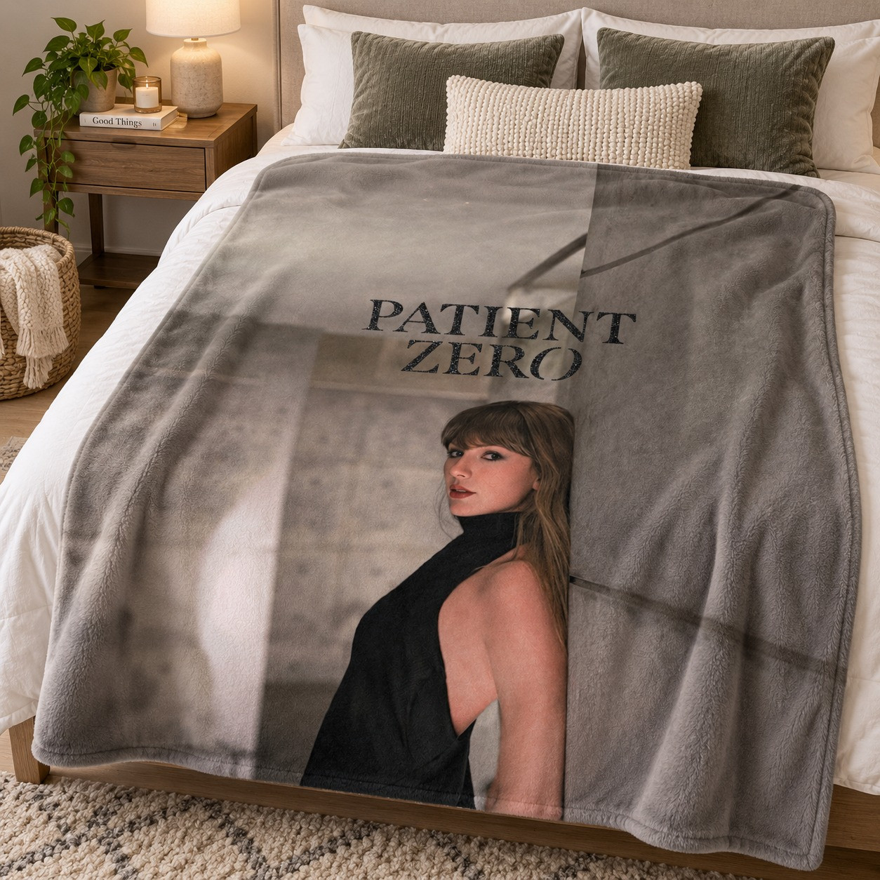 TT - Taylor Swift Patient Zero Fleece Blanket Gift For Swifties - Image 3