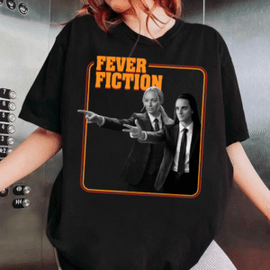 NN - Fever Fiction Tee, Sophie And Caitlyn Pulp Fiction Parody Shirt