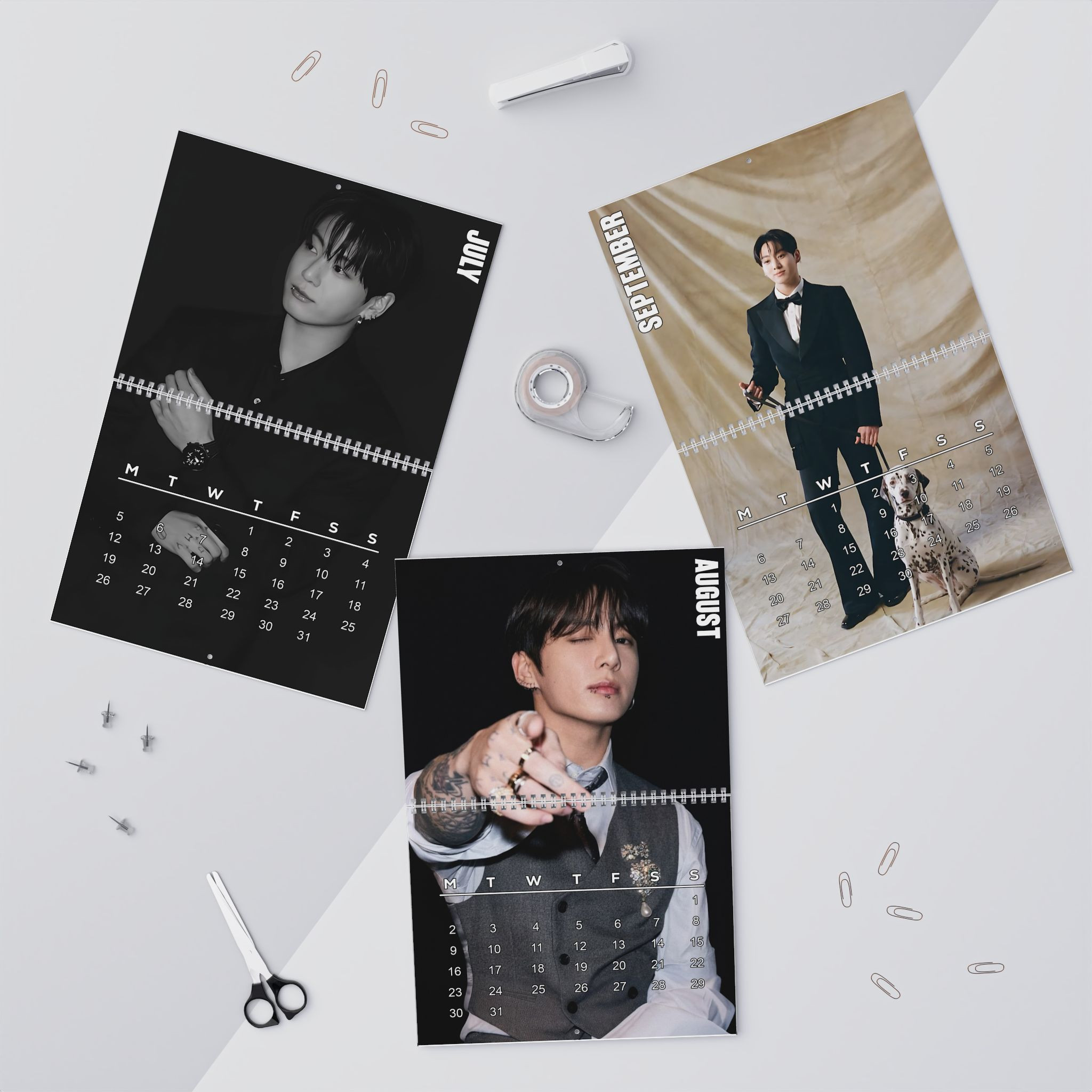 VL - 2027 A Year With Jungkook Wall Calendar - Image 4
