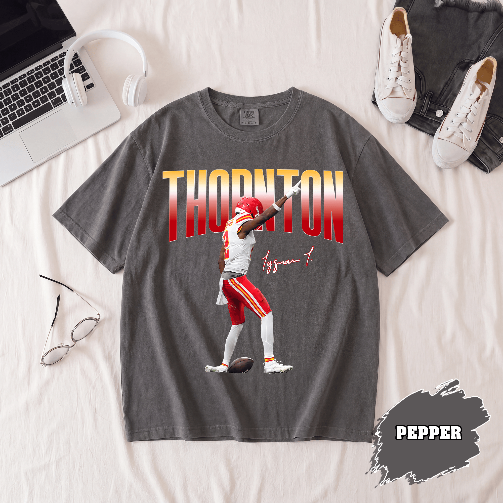 BN - Tyquan Thornton Shirt, Kansas City Football Tee