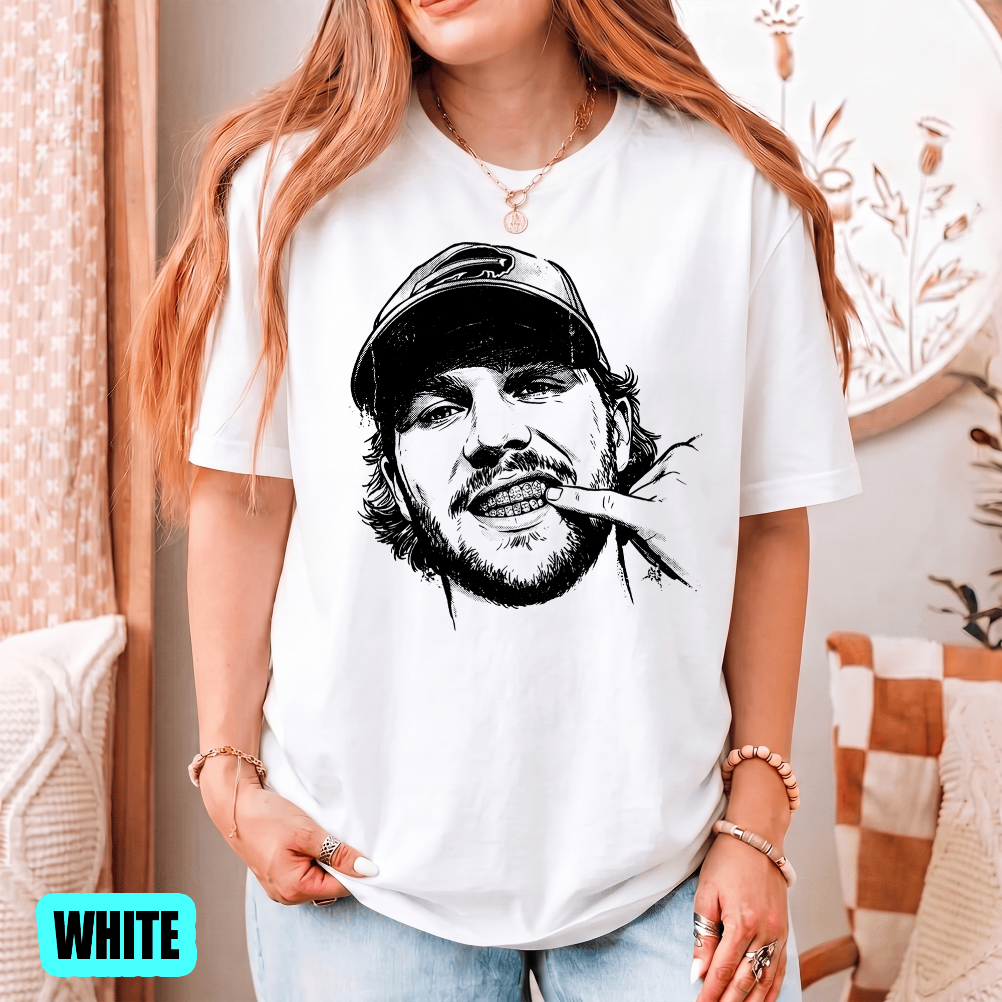 VL - Vintage Josh Allen Graphic T-Shirt