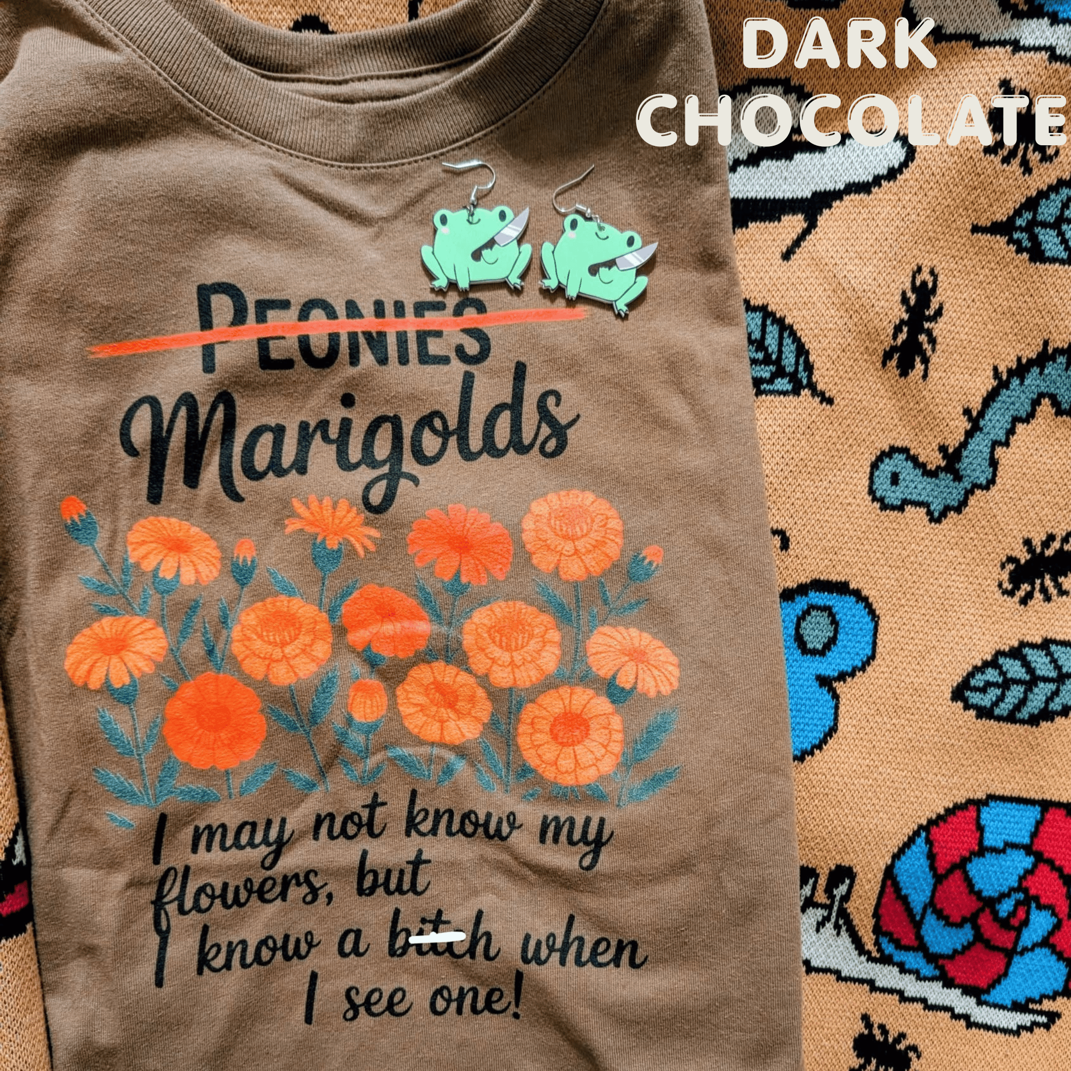 Unisex Shirts Marogolds I May Not Know My Flowers But I Know a Bitch When I See One - Image 4