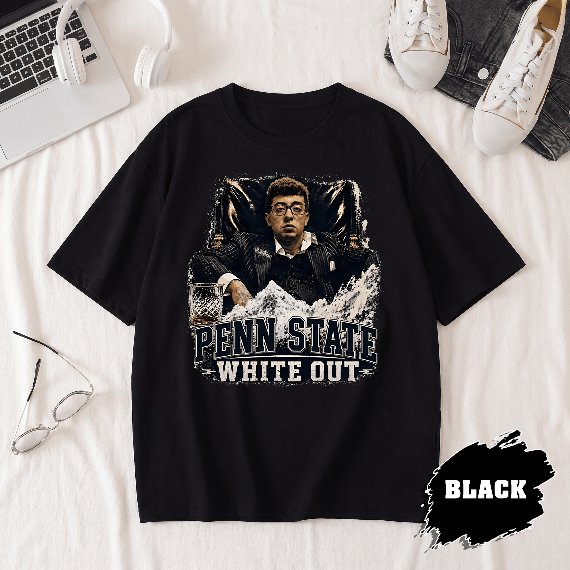 BN - Agostino Abbatiello Penn State White Out T-Shirt - Image 3