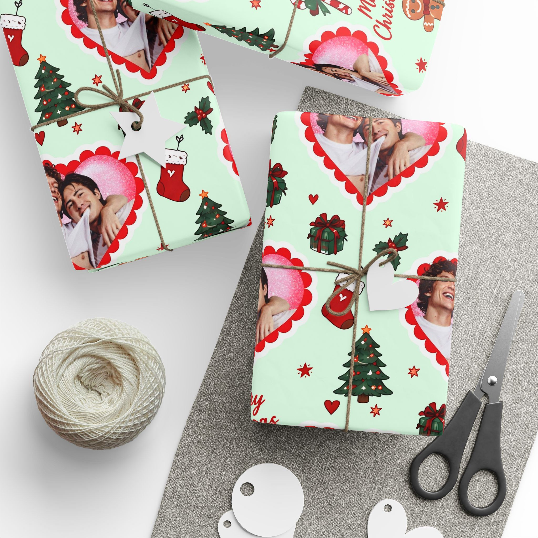 AT - Heated Rivalry Matte Wrapping Paper - Image 2