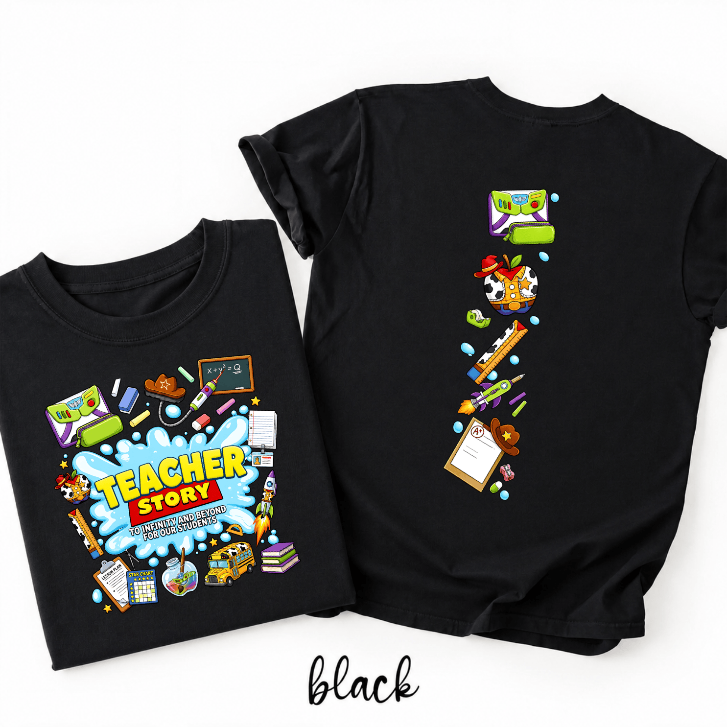 Custom Teacher Toy Story 5 shirts - Image 8